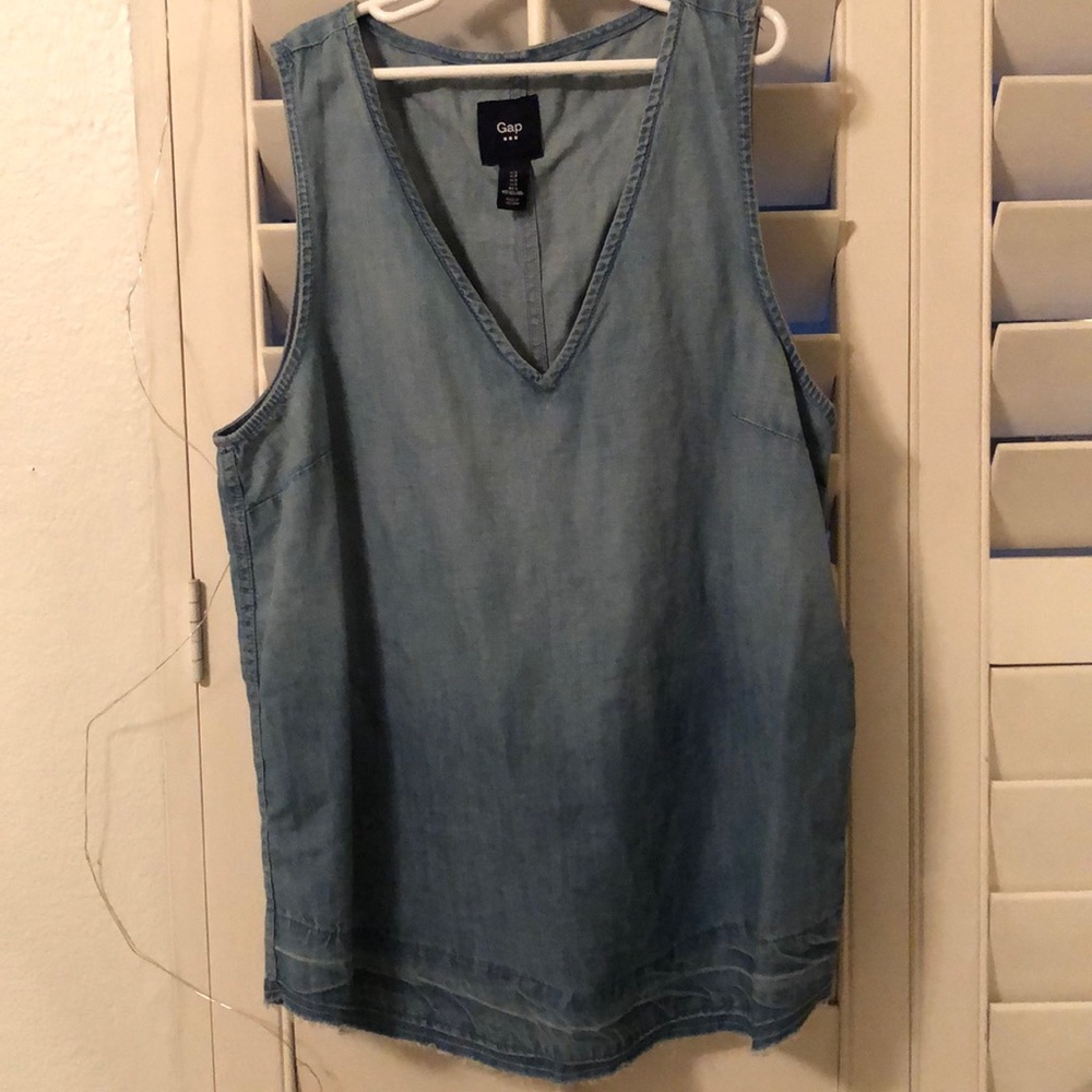Chambray tank Gap